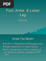 Foot Ankle Injuries