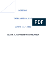 Tarea Virtual #1 DERECHO