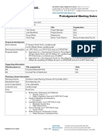 Prelodgement Meeting Notes - PLM21 0191