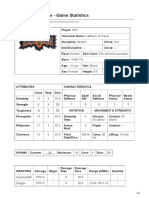 Myweb - Fsu.edu-Kathleen of Travar - Game Statistics