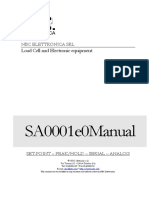 SA0001e0Manual: Load Cell and Electronic Equipment