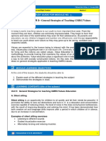 5 - General Strategies For Teaching Values Education.