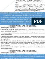 II Economia para Não Economistas