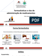 Formas Farmacêuticas e Vias de Administração de Medicamentos