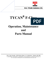 Tycan F-Class: Operation, Maintenance and Parts Manual