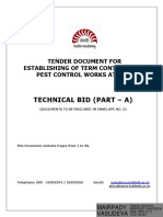 IIMB Pest Control Tender Document