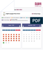 Academic Calendar-English Language Private School