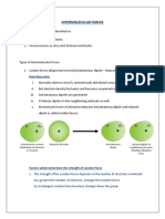 Intermolecular Forces