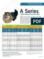 A Series Vacuum Pump Competitor Cross Reference Chart