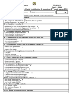 22 /02/2021 Durée: 1H 00 Corrigée Type D'examen Du Module Modélisation & Simulation (2 Année Master IDO)