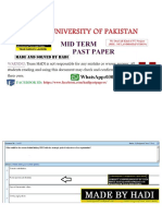 MGT501 Midterm File 1 Solved by Team Hadi