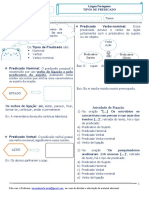 Apostila Tipos de Predicado e Exercicios