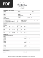 Formulario Solicitud de Empleo