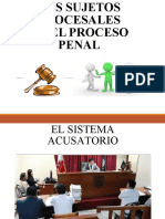 Los Sujetos Procesales