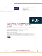 Probióticos en Síndrome de Intestino Irritable