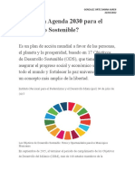 Qué Es La Agenda 2030 para El Desarrollo Sostenible