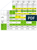 Final Schedule 5 Days Retreat November