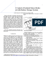 Modeling and Control of Isolated Micro-Hydro Power Plant With Battery Storage System