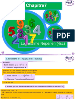 Chapitre Logarithme Népérien (4sc) .pptx1