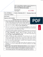 Paper-Ii: Fii@ Mathematics-20Is