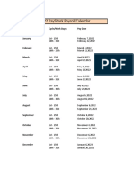 Pay Dates For 2022 - PayShark Payroll Calendar