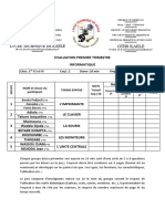 EVALUATION 2eme Sequence