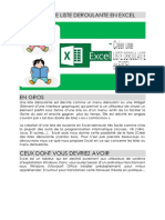 Creer Une Liste Deroulante en Excel