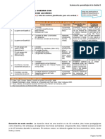 U1 Sesiones de Aprendizaje - SM Civilización 4°