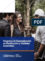 Brochure - Especialización en Planificación y Ciudades Sostenibles