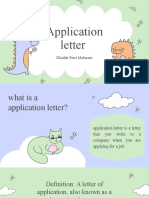 Application Letter