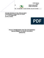 32902-File-Final Sport Policy Framework For Africa-Version To Be Printed - English