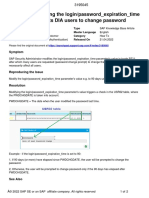 Modifying The Loginpassword - Expiration - Time