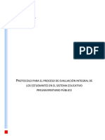 Protocolo de Evaluación Integral