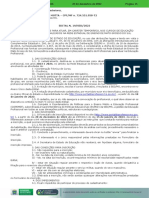 Edital N. 19sed2022 Cadastro de Profissionais para Atuar, em Caráter Temporário, Nos Cursos de Educação