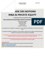 Le Guide Des Notions M&a & Private Equit