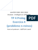 Rapport Devoir Prolog