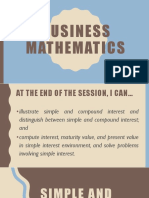 Q2 W1 - Simple and Compound Interests