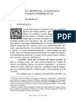 Inteligência Artificial, E-Persons E Direito: Desafios E Perspetivas Mafalda Miranda Barbosa