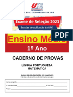 Caderno de Provas Ea Ensino Medio