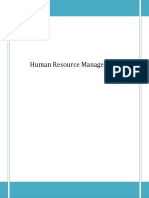 Human Resource Management