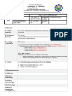 DLL For COT Reading and Writing 3