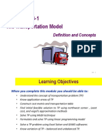 03 - 1 Transportation Problem