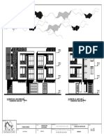 Elevaciones Arquitectura Vivienda Familiar Licencia de Construccion