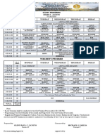 Class Program and Teachers Program