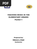 Topic1teaching Music in The Elementary Grades