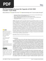 Pre-Process To Increase Capacity of SAG-case Study