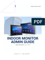 Akuvox X933 C319 Series Indoor Monitor Administrator Guide - V2.0 202109