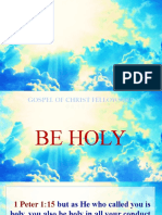 1 Be Holy