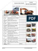 Form 092 Excavator Safety Checklist 1