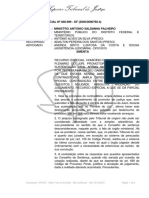 Sustentação - Acusação Que Afirma Ter A Testemunha Sido Ameaçada - Violação Ao Contraditório - Nulidade Absoluta - STJ - RESP-846999